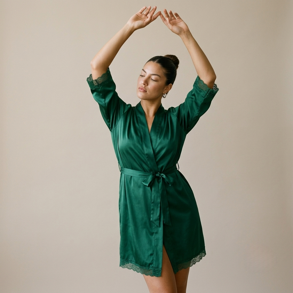 5PC Nightwear Set with Robe