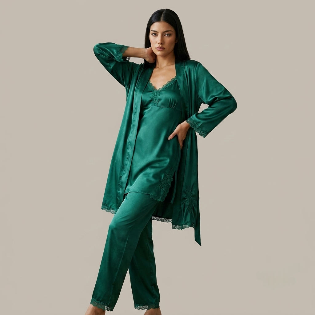 5PC Nightwear Set with Robe