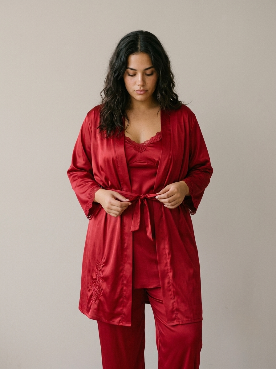 5PC Nightwear Set with Robe