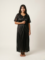 1-Piece Bridal & Daily Nighty - Black