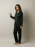 Full Sleeve & Trouser PJ Set - Black