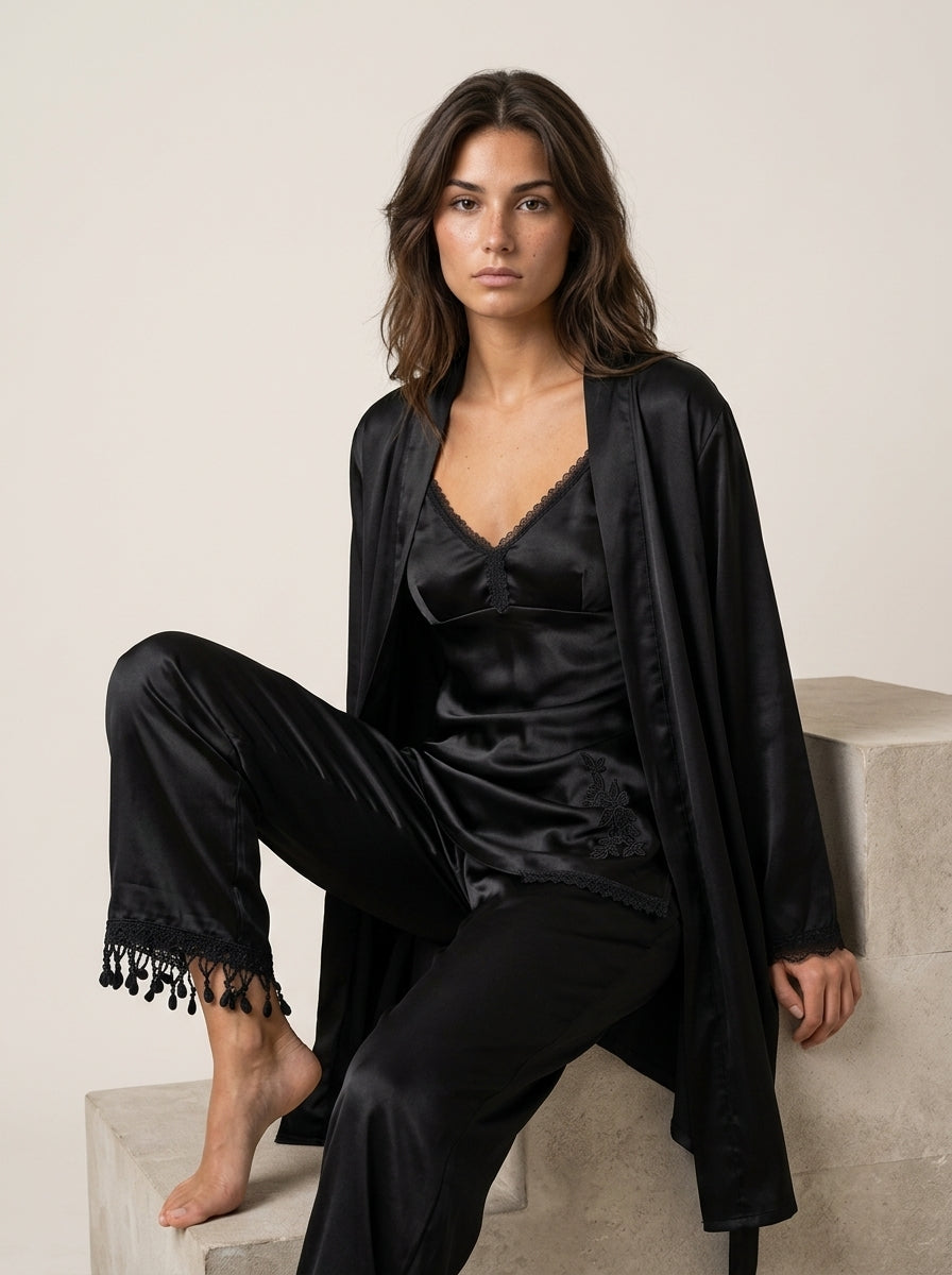 5-Piece Nighty Set - Black