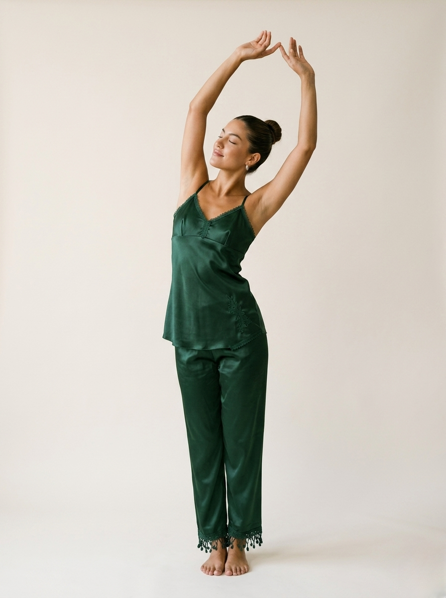 5-Piece Nighty Set - Green