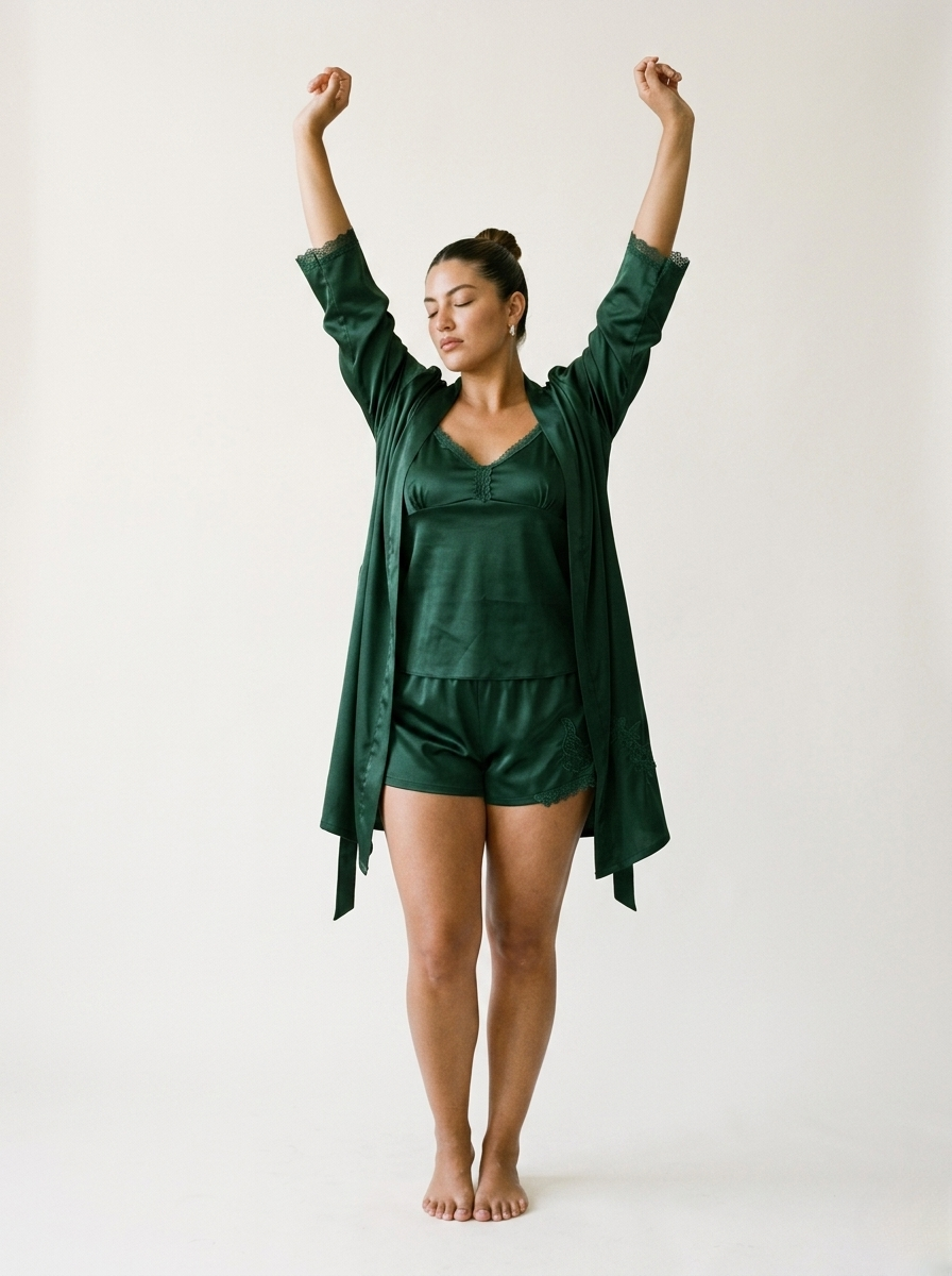 5-Piece Nighty Set - Green