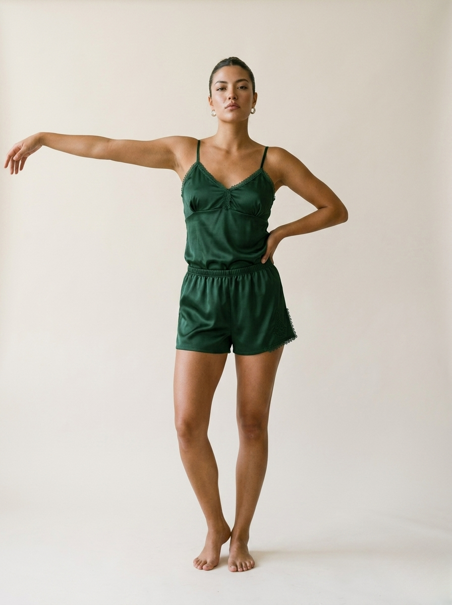 5-Piece Nighty Set - Green