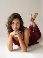 5-Piece Nighty Set - Maroon