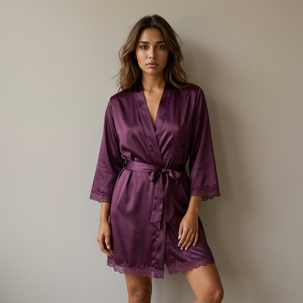 5PC Nightwear Set with Robe