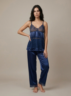 3-Piece Nighty Set - Navy