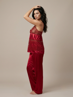 3-Piece Nighty Set - Red