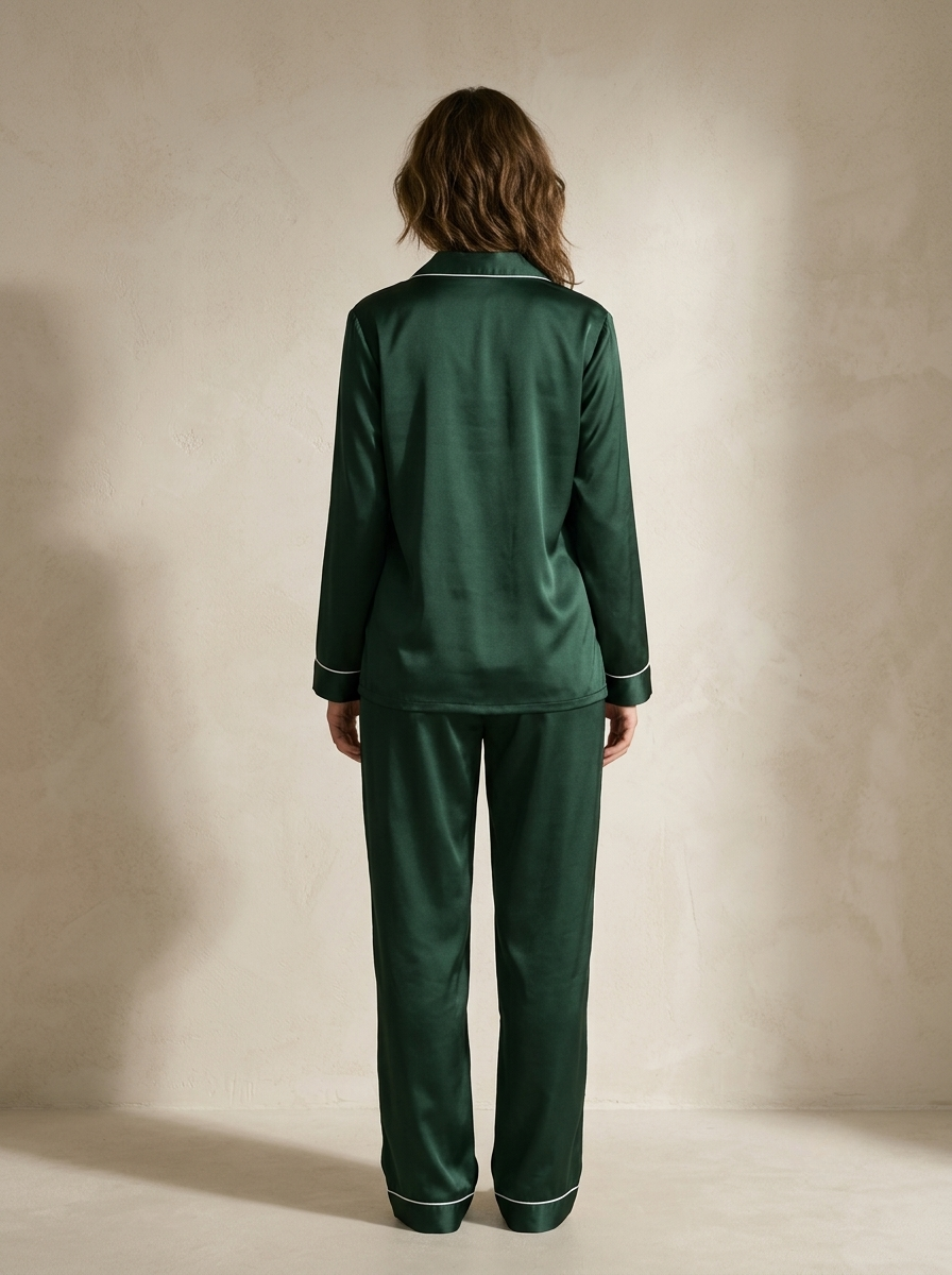 Full Sleeve & Trouser PJ Set - Green