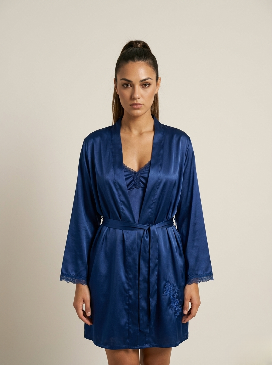 5-Piece Nighty Set - Navy