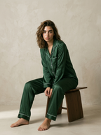Full Sleeve & Trouser PJ Set - Green