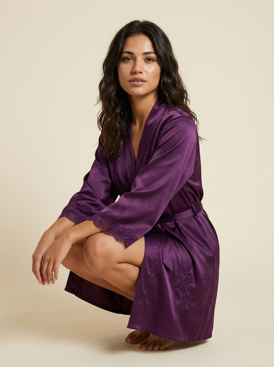 5-Piece Nighty Set - Purple