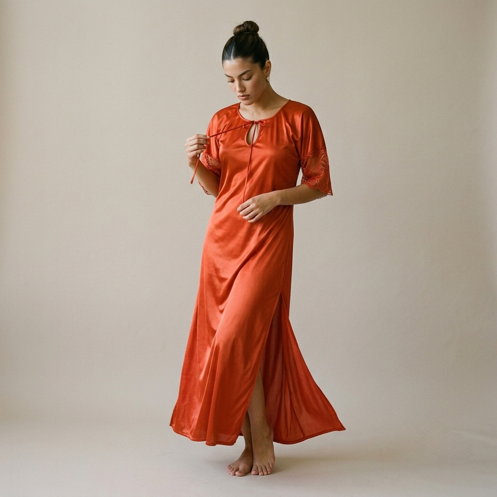 1-Piece Bridal & Daily Nighty - Red