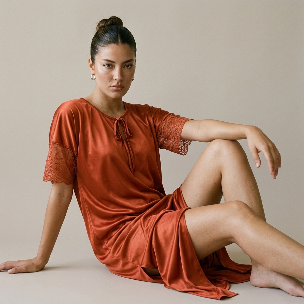 1-Piece Bridal & Daily Nighty - Red