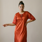1-Piece Bridal & Daily Nighty - Red