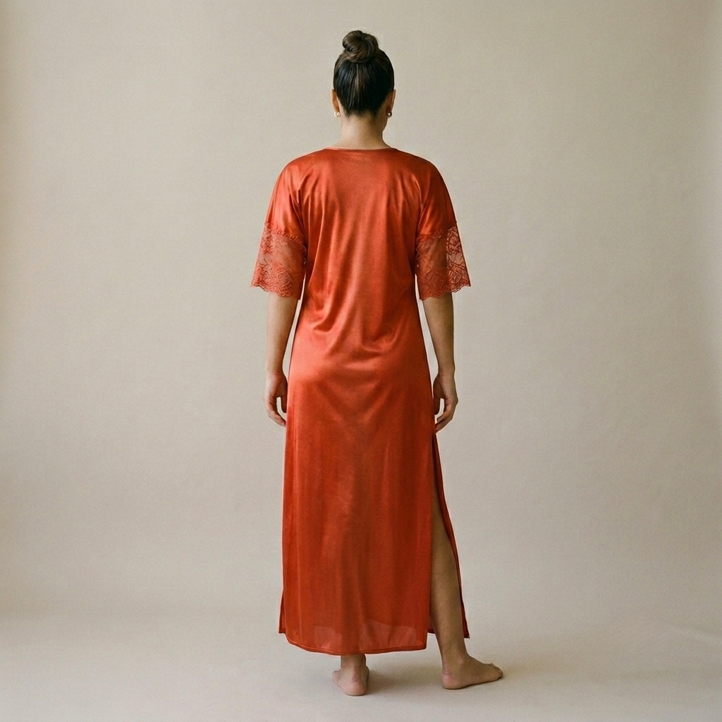 1-Piece Bridal & Daily Nighty - Red